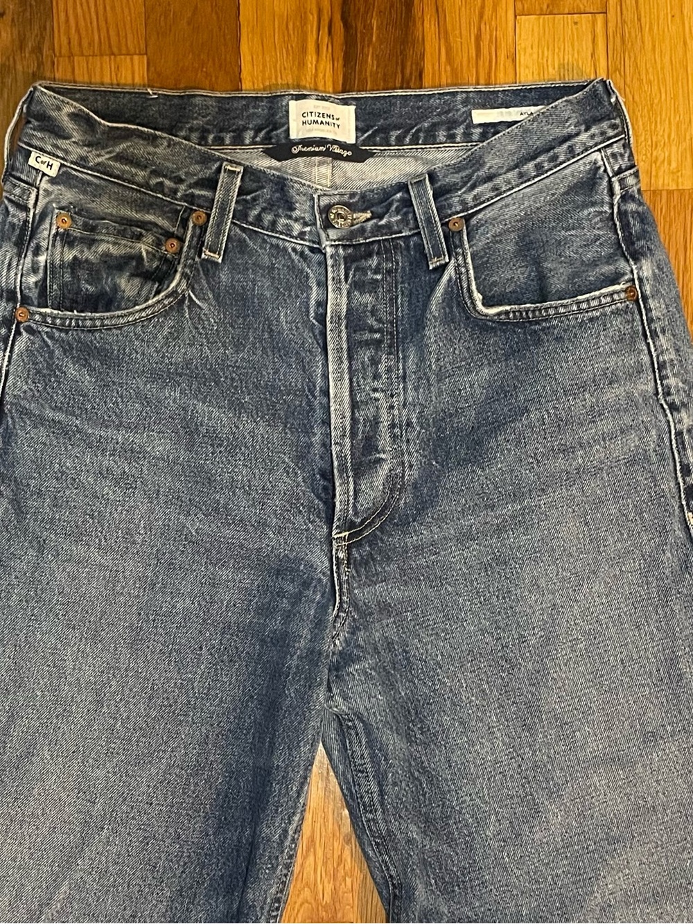 Citizens of Humanity Ayla Baggy Jeans Brielle Blue Size 26 - Picture 6 of 9